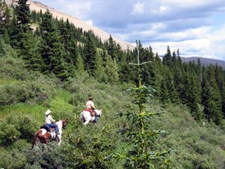 Canada-Alberta-Clearwater Vaquero Wilderness Ride